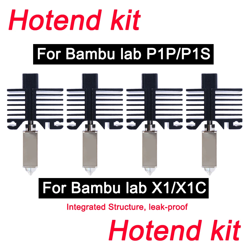

Комплект для быстрой замены печатающей головки из закаленной стали для 3D-принтеров Bambu Lab X1C/P1P/P1S, универсальный набор для серии Bambulab X1 P1.