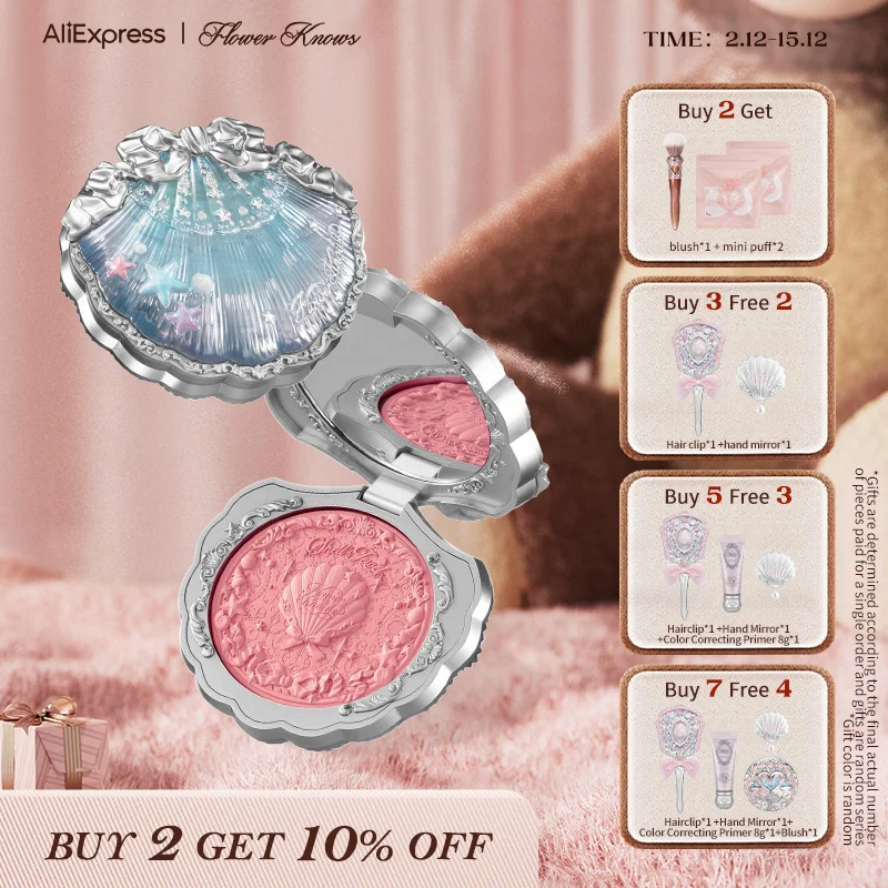 

Коллекция драгоценностей Flower Knows Shell's Silk Satin Blush