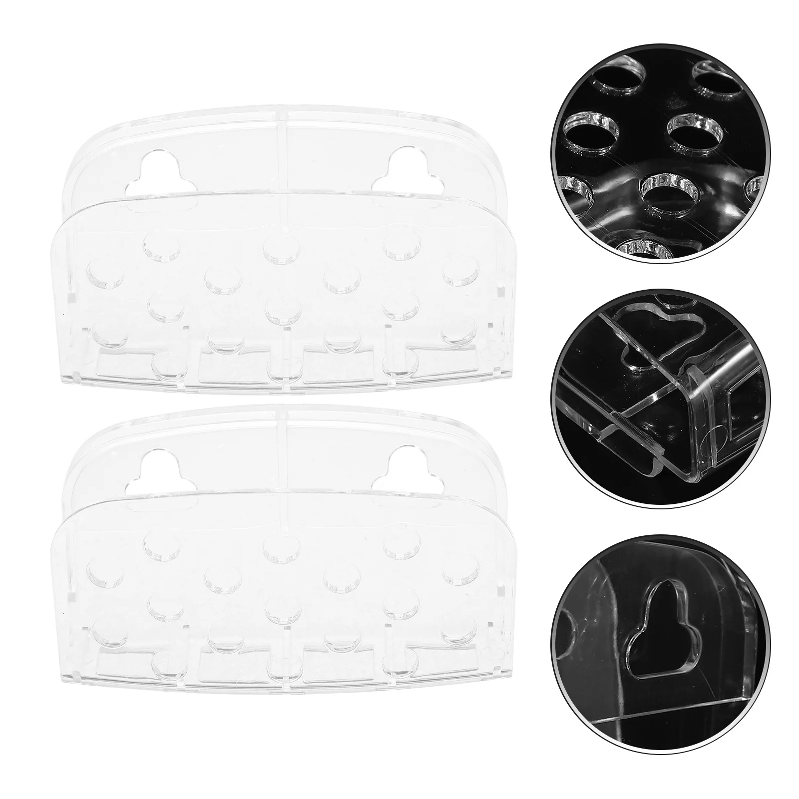 

2Pcs Sponge Holder for Sink Suction Cup Kitchen Sink Organizer Hardwearing Drain Rack for Dish Sponge Storage Kitchen Supply