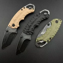 KS 8750 Shuffle II Tanto Knives 8Cr13Mov Mini Pocket Folding Knife Army Combat Camping Survival EDC Cutting Multi Tool