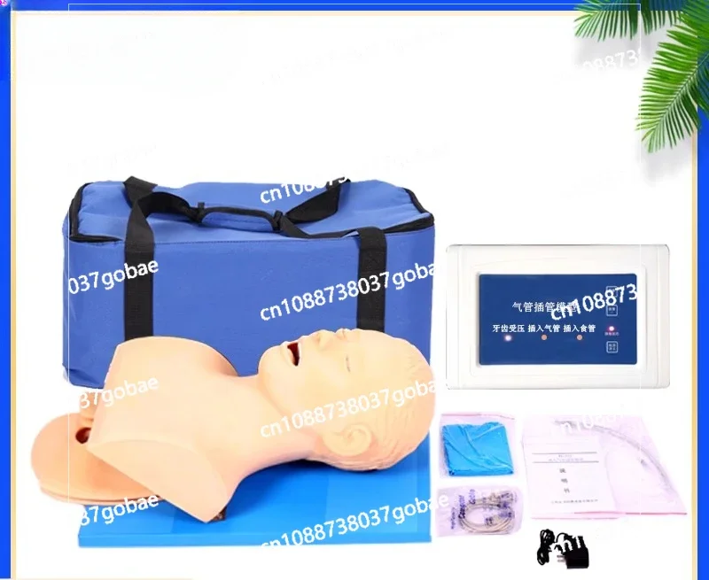 Electronic Human Tracheal Intubation Model Oral Nasopharyngeal Adult Airway Emergency Medical Nursing Training Mannequin