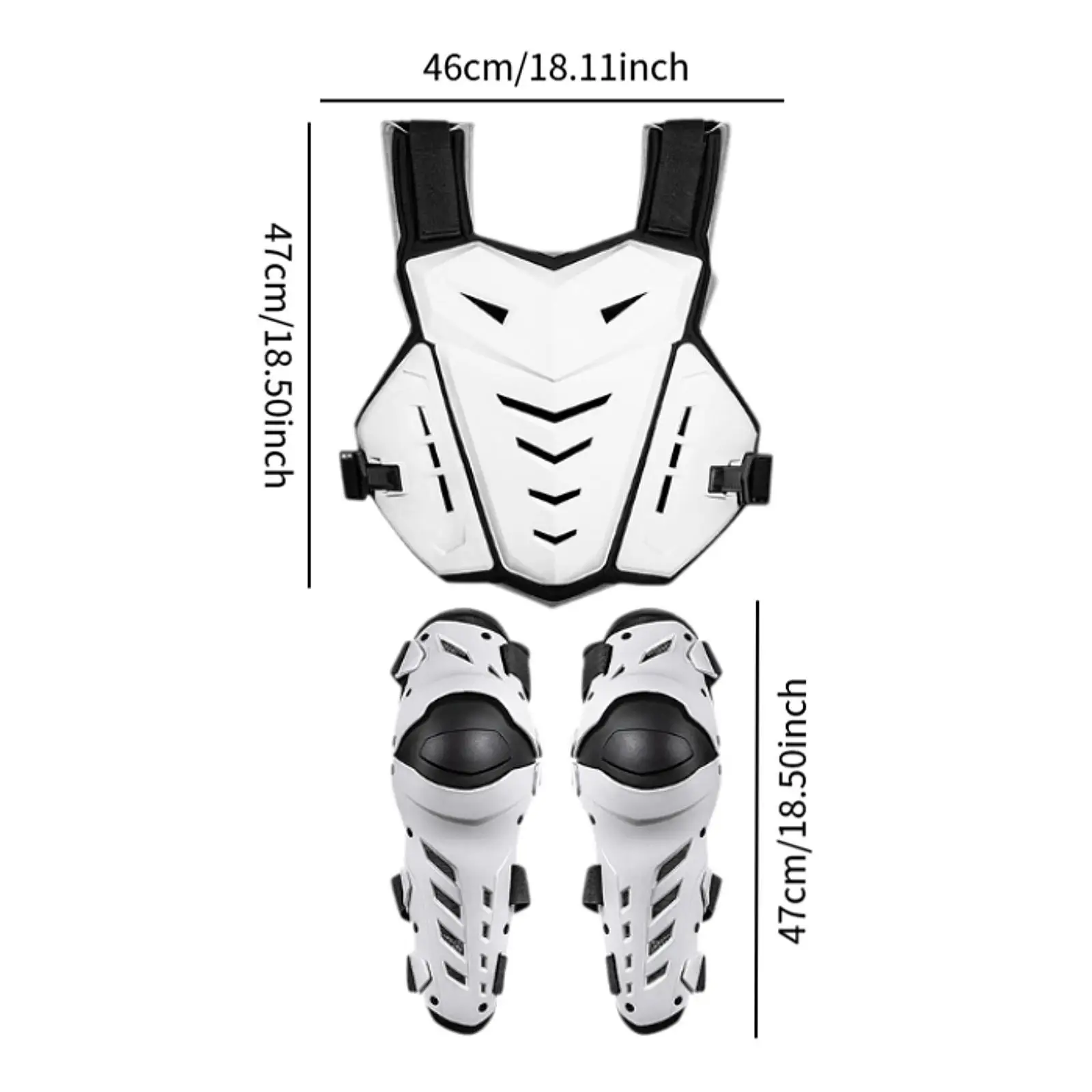 Motorcycle Chest Protector Knee Pads Riding Protective Gear Equipment Comfortable Wear Resistant Multifunction Riding Vest