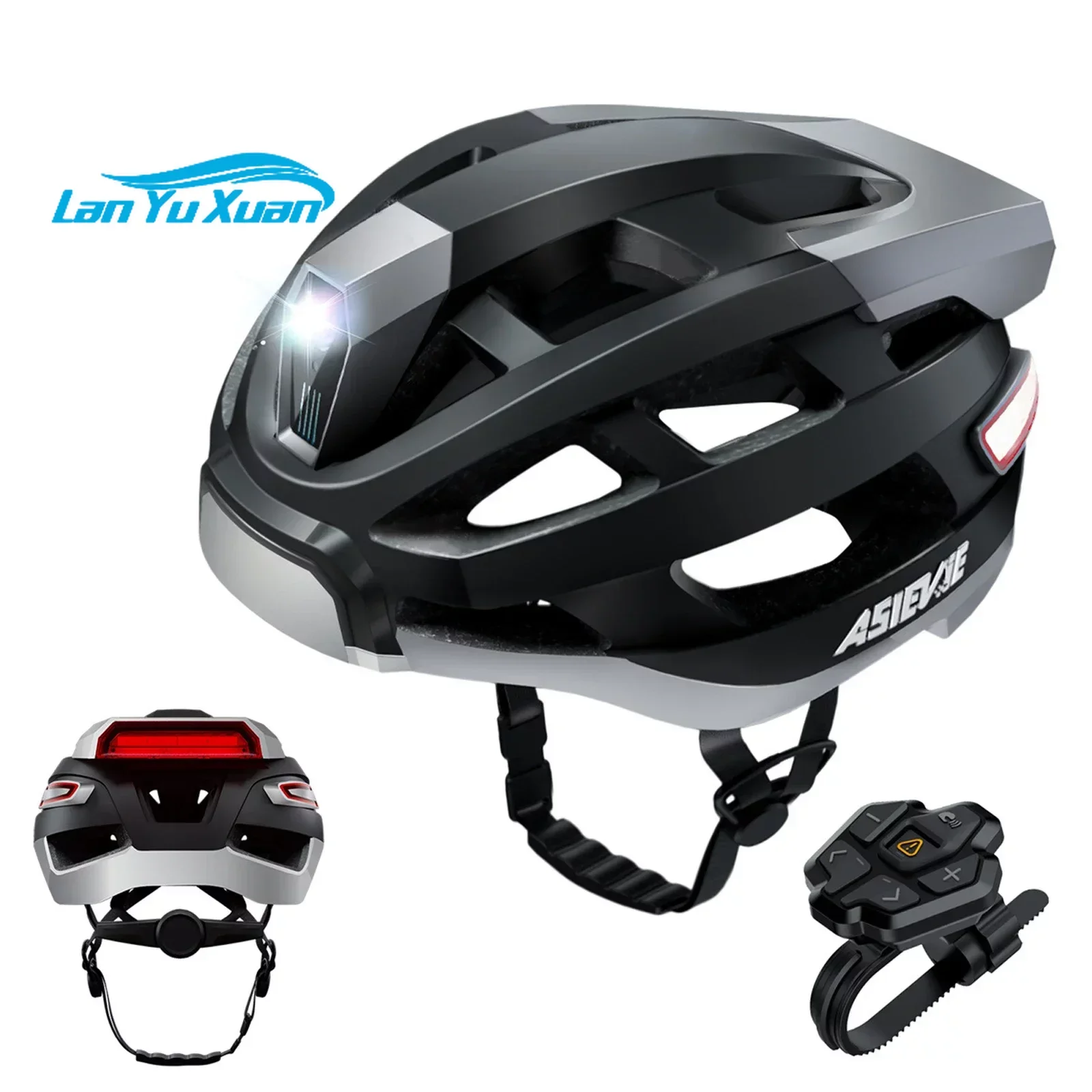 

Smart Bike Helmet With Front and Back LED Lights with Turn Signals Rear Light Road Bicycle Helmets for Adults Men Women