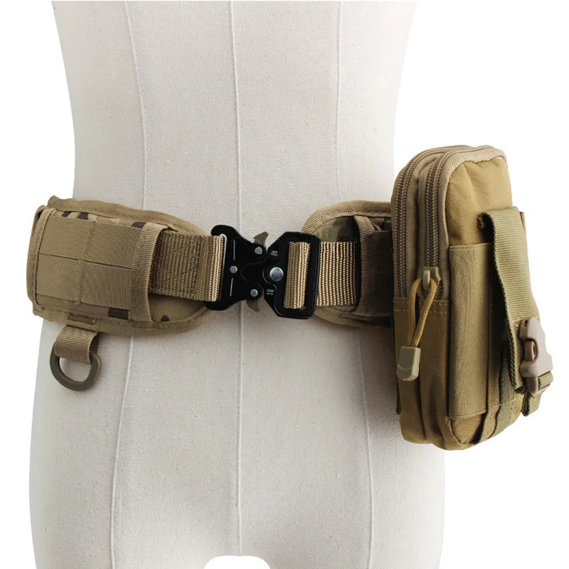 Tactical Belt Real CS Field Training Waistband Nylon Tactical Pants Waistband Waistband Set