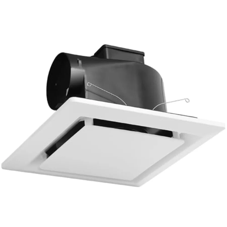 

Bathroom Exhaust Fan for Ceiling Mount 11.8" Household Bath Vent Ventilation Fans with 1.0 Sones Quiet Operation 110 CFM with 4