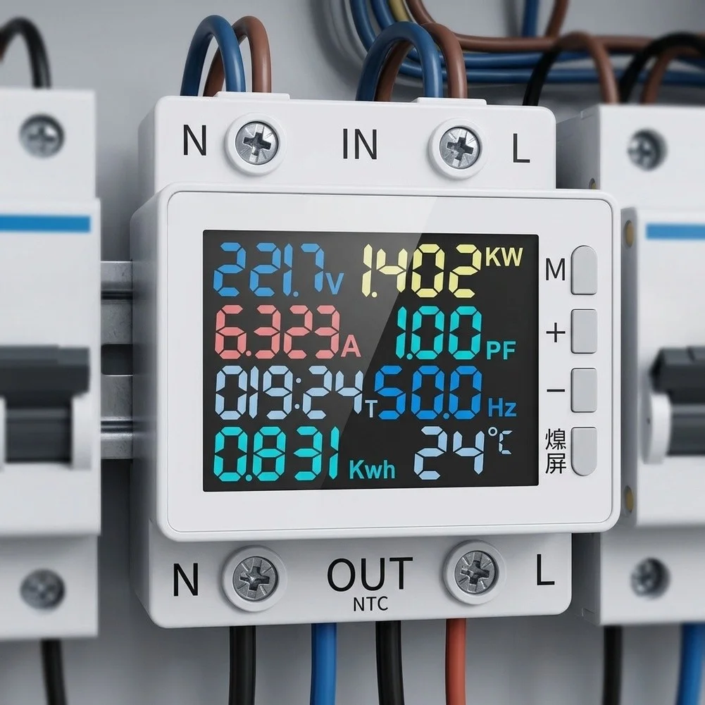 for durable Electricity Meter Anywhere for countdown Function Display Cabinets Easier Operation Factory Assembly Lines