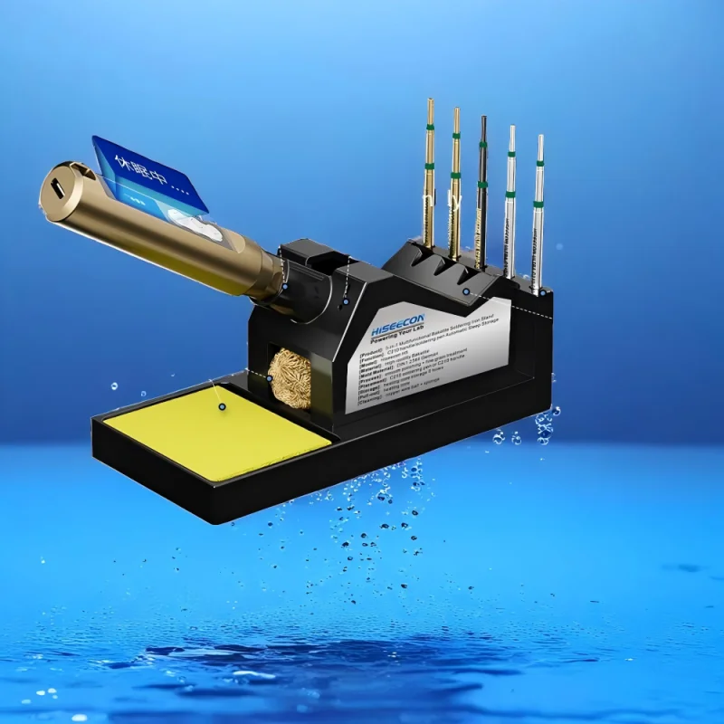 

HISEECON H1 Soldering iron Set With Stand GND Connection Power Supply Fast Heating(390°F-840℉) Auto Sleep for Precision Repair