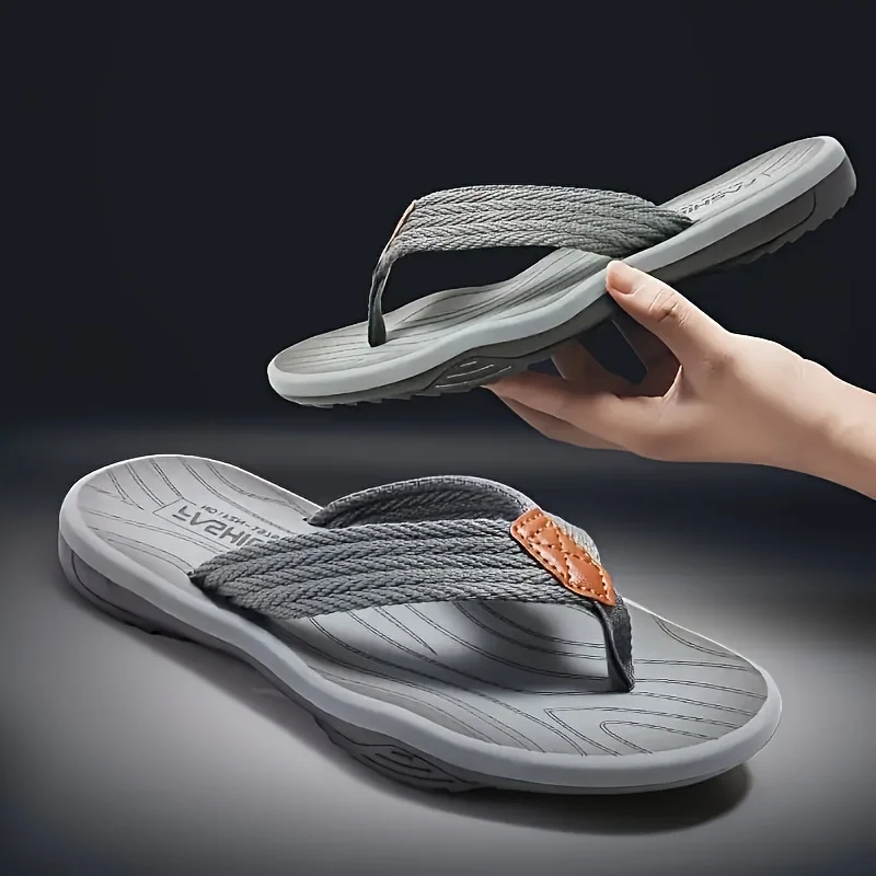 

Pmoiste Men Flip Flops EVA Slip-on Beach Comfortable Designer House Slippers High Quality Summer Outdoor Non Slip