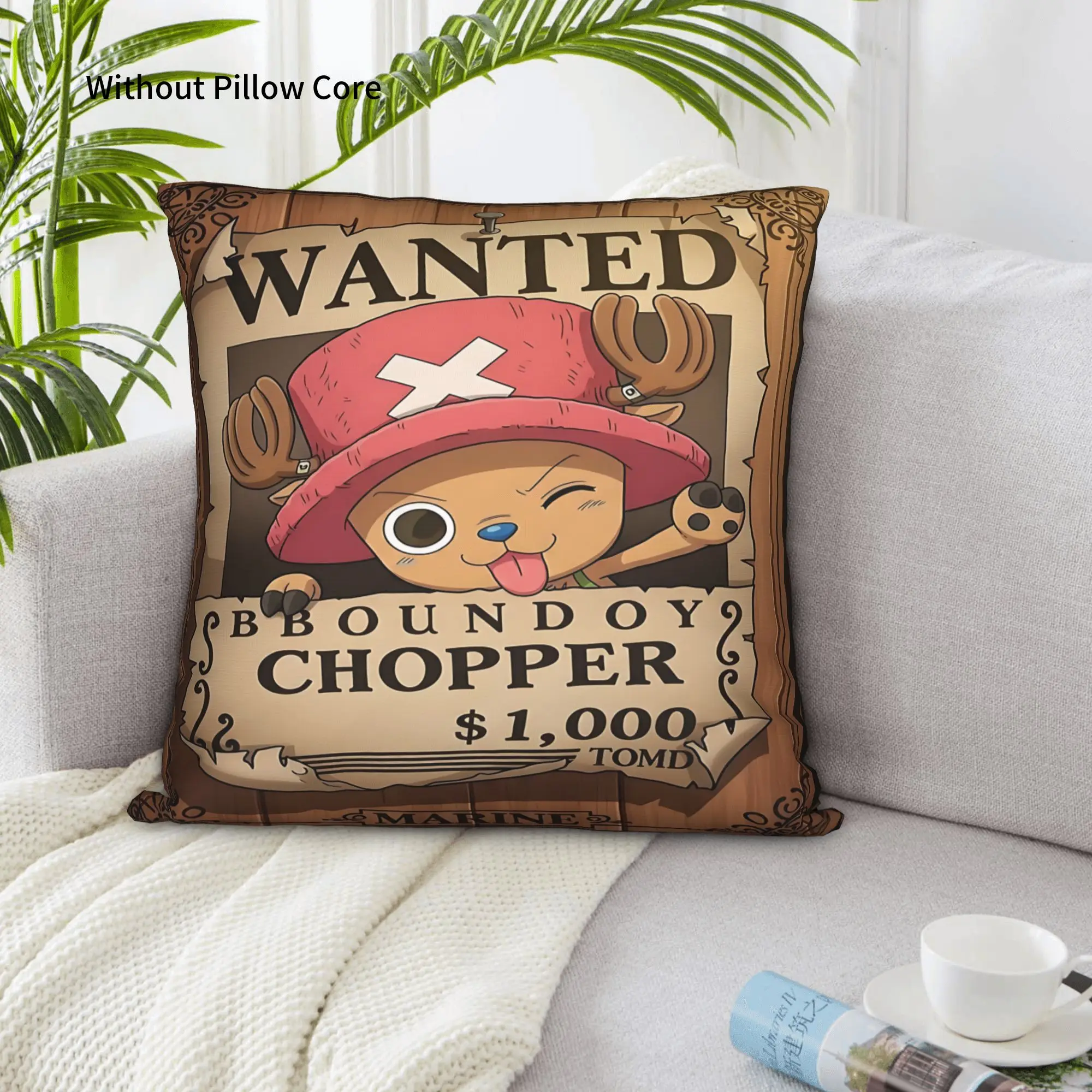 1PC Anime One Pieces Theme Pillow Case Double-Sided Printing  Sofa Cushion Bedroom Bedside Pillow