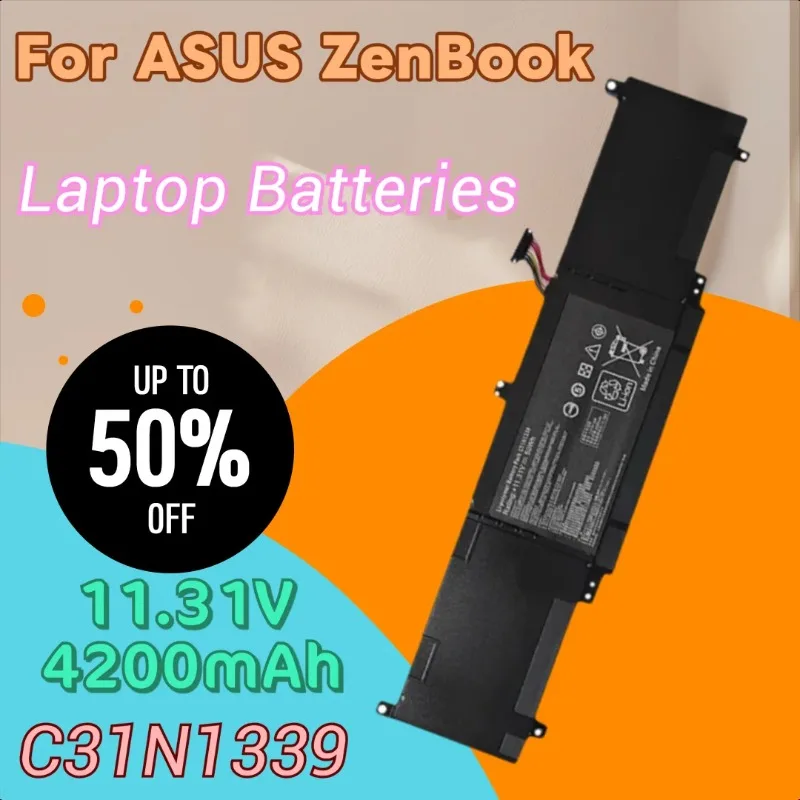 

100% новый аккумулятор для ноутбука высокого качества 11,31 В 4200 мАч C31N1339 для ASUS ZenBook Q302L Q302LA Q302LD UX303/L/LA/LB/LN/LNB/UA/UB