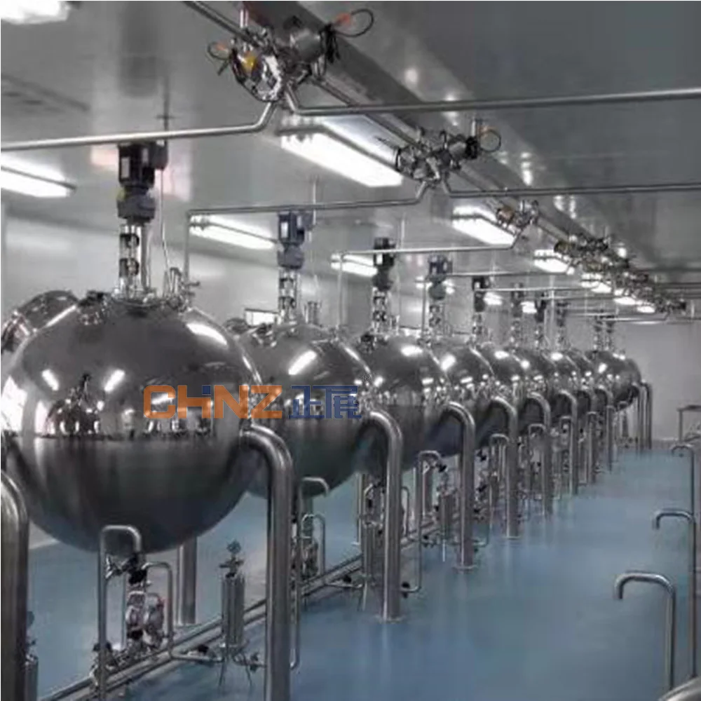 Serbatoio di concentrazione sottovuoto ad alta efficienza in acciaio inossidabile 304/316L a sfera