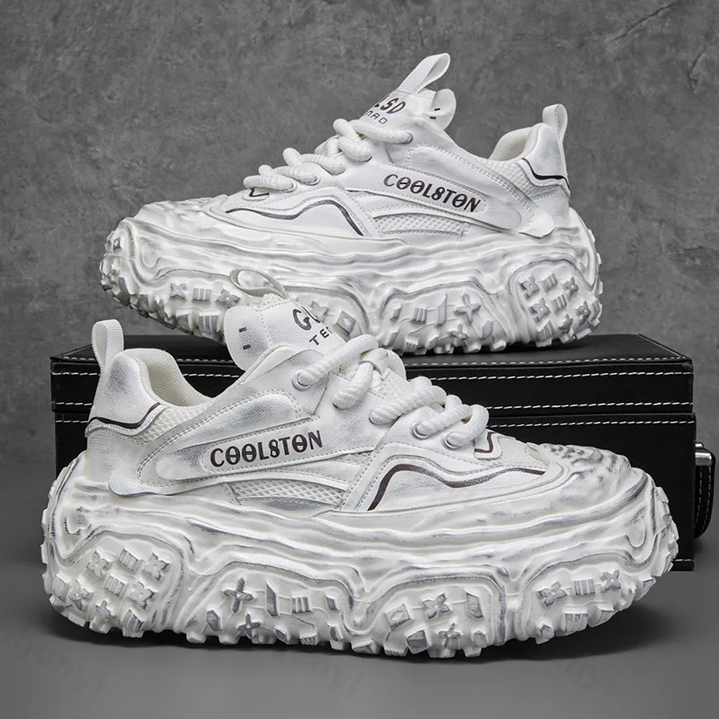 

Мужские кроссовки, повседневная обувь, мужская обувь из искусственной кожи на шнуровке, модная вулканизированная обувь, высококачественные прогулочные кроссовки Zapatillas Hombre