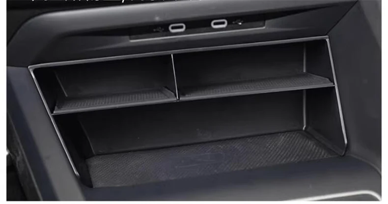 Für Volkswagen VW Golf 8 Mk8 2019 ~ 2025 Auto Armlehne Lagerung Box Center Konsole Co-pilot Layered Tasche Organizer fall Zubehör – Detail 7