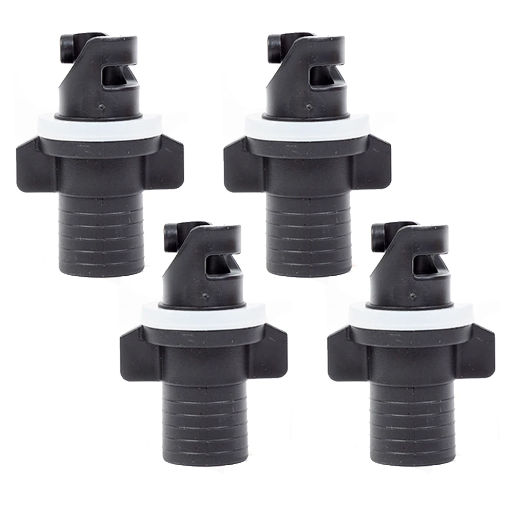 Boat Valve Adapter for Inflatable Equipment Reliable Air Screw Connector with Enhanced Rubber Sealing Performance