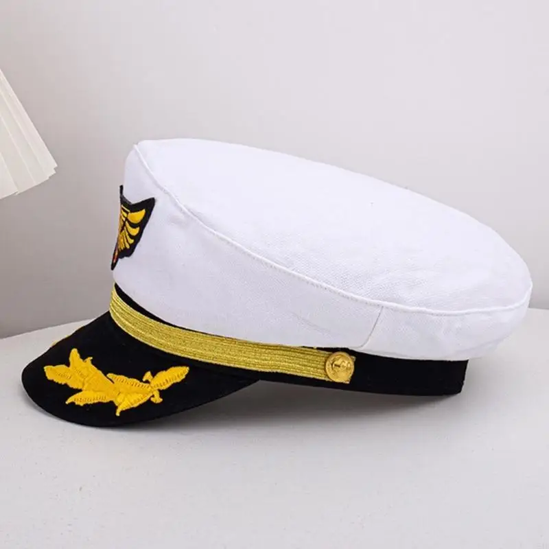 Y5JD Kapitan Yacht Hat Adult Kid Kostum