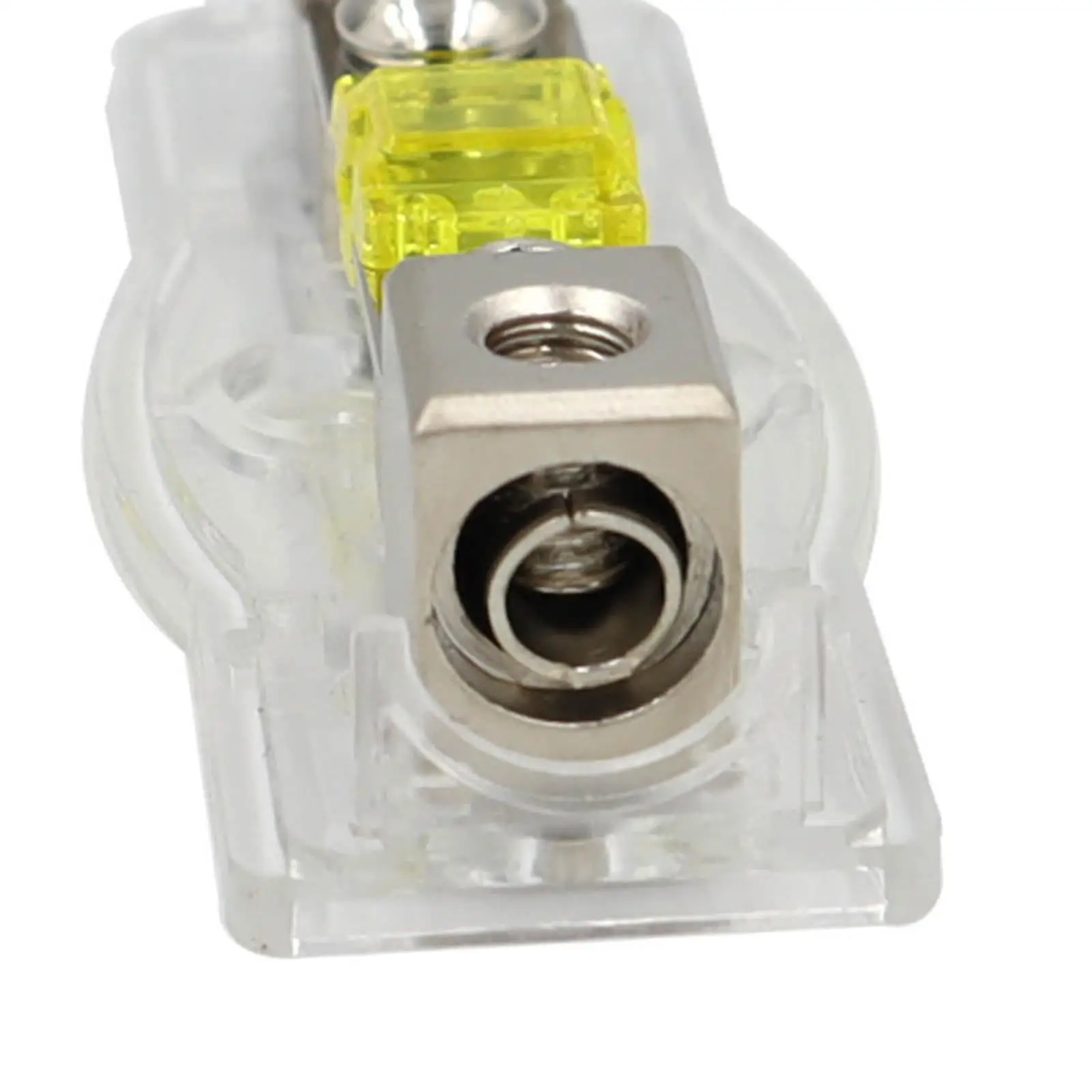 120A Anl Fuse Holder with Fuse 30A 40A 60A 80A 100A 12-32V Fuse Block Fit for Auto Car Stereo Audio Amplifier RV Manual Reset view 5