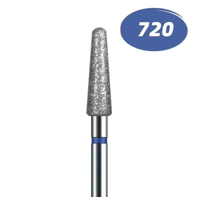 718 720 brocas de diamante para unhas, kit de broca para motor de unhas para cutícula