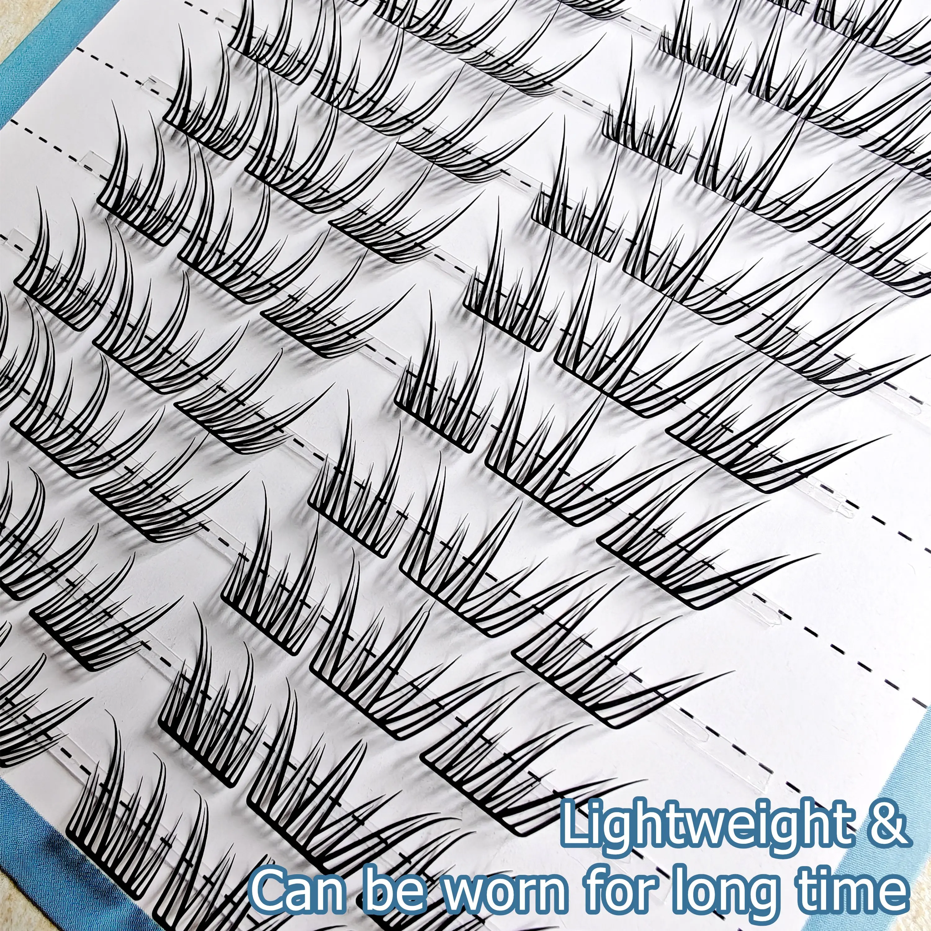 شريحة صغيرة خفيفة رمش تمديد رموش العين الشخصية ماكياج المهنية العنقودية الفردية تطعيم الرموش الصناعية الحلوة