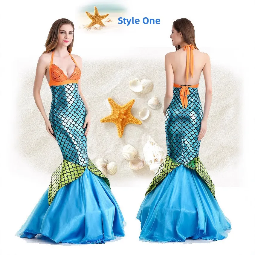 

2025 New loween Performance Costume Mermaid Princ Outfit Cosplay Stage Dr Women's Traditional Chinese Ethnic Wear