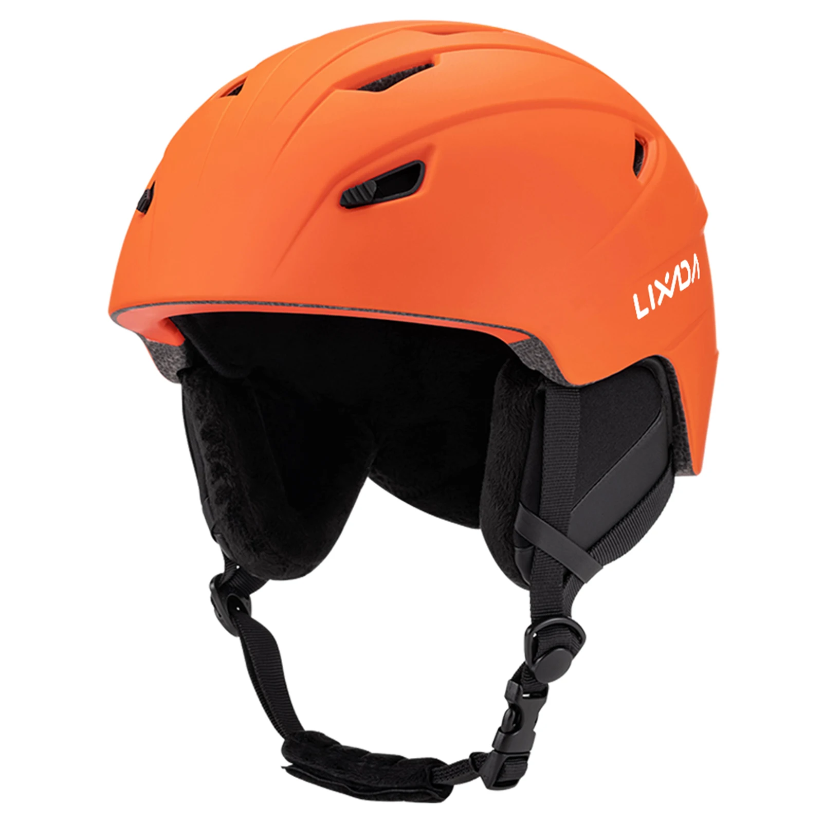 Geïntegreerde, verwarmde skihelm, verstelbaar, lichtgewicht en comfortabel, geschikt voor snowboarden, voor een hoofdomtrek van 59 tot 61 cm.