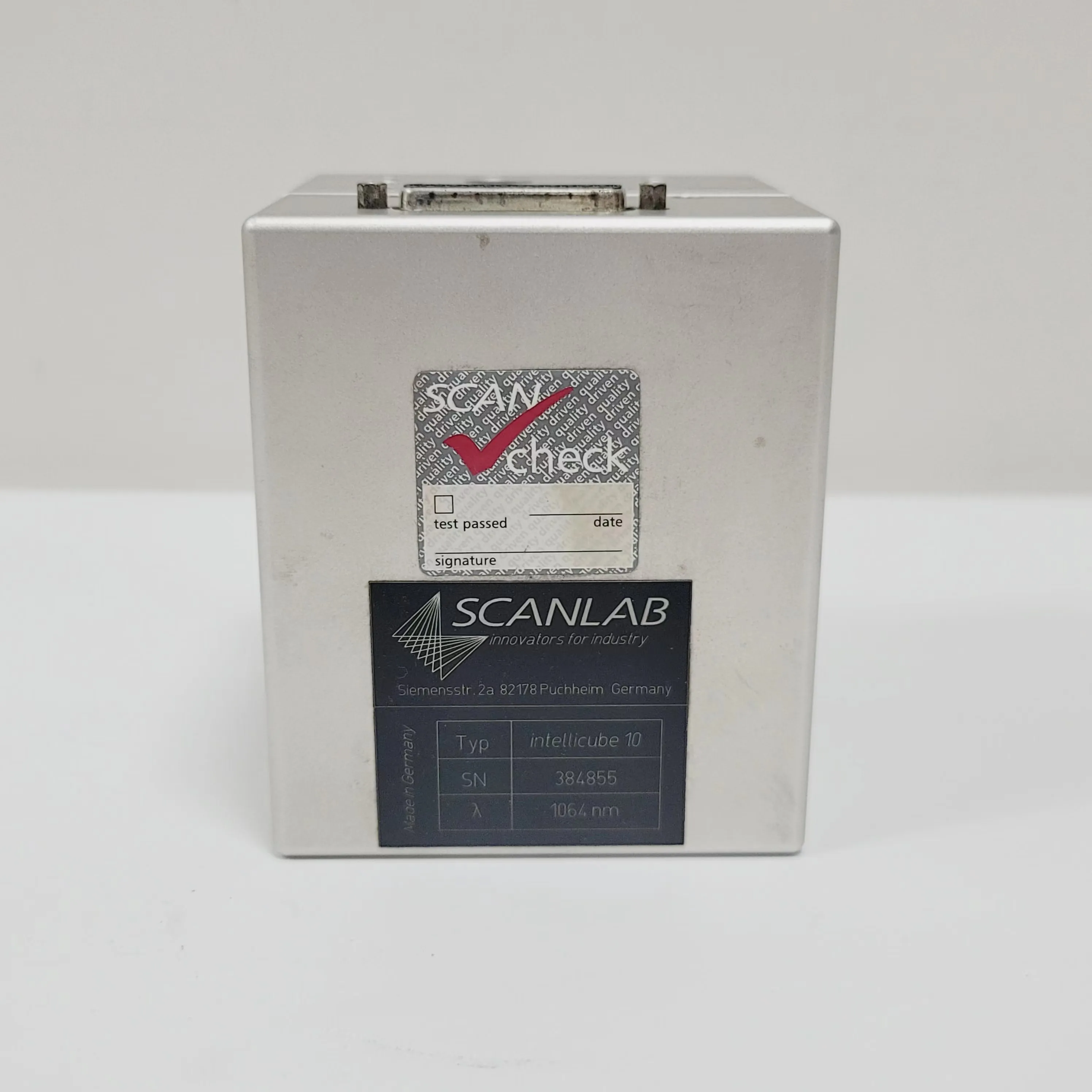 

Лазерный гальванометр Scanlab Intellicube 10 1064 нм