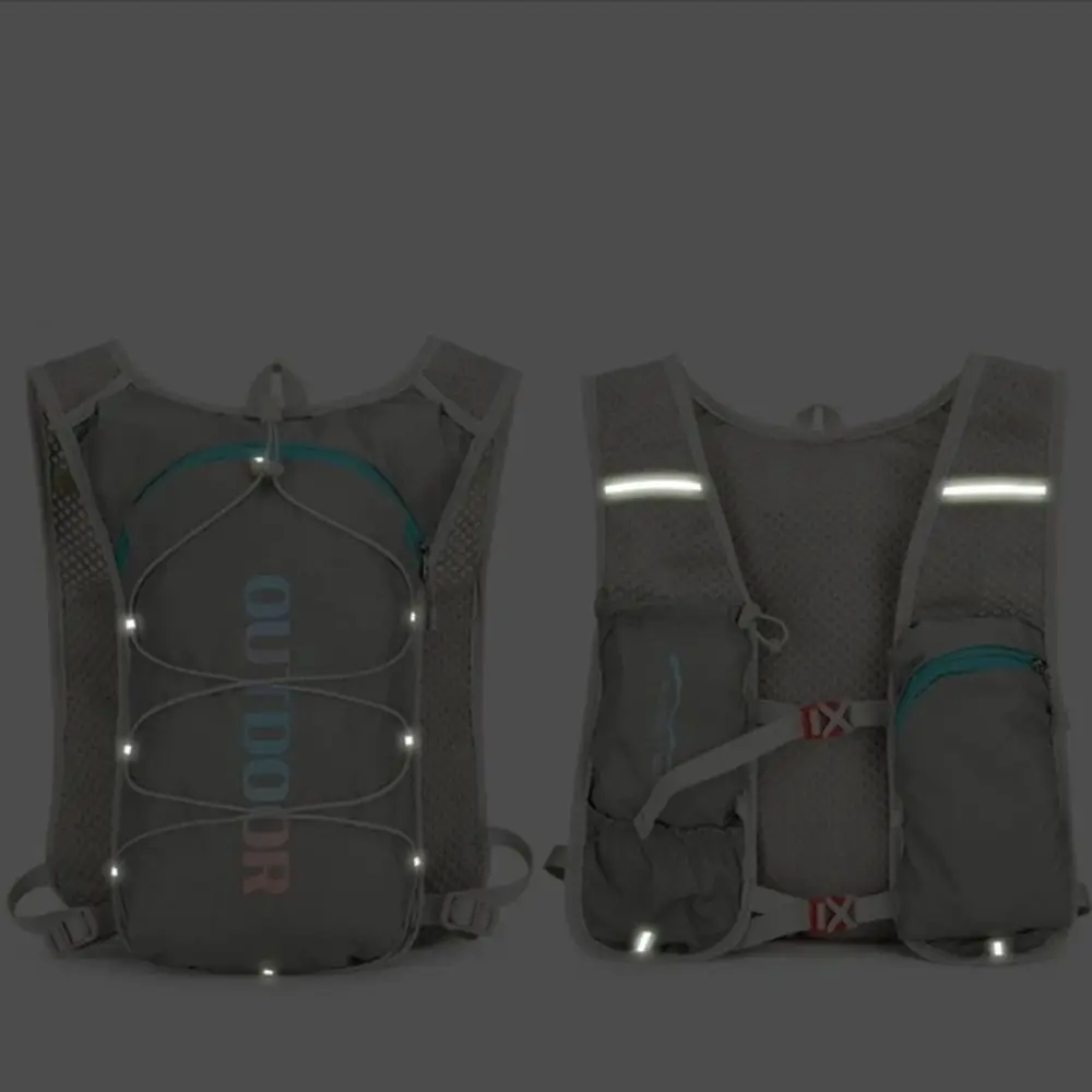 Nylon Outdoor Climbing Backpack Waterproof Ultra-light Cycling Daypack Safety Reflective Breathable Hydration Backpack
