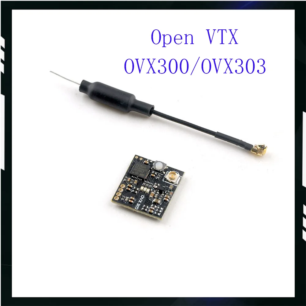 HappyModel OVX300 OVX303 5.8G 40CH 300mW Adjustable OpenVTX Video Micro Transmitter for RC FPV Tinywhoop Nano Micro Long Range