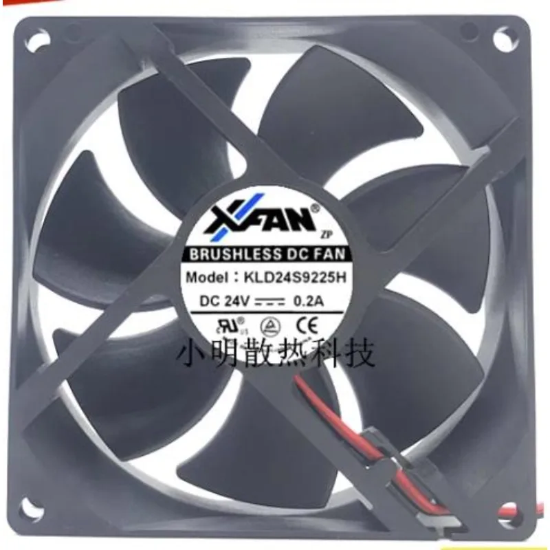 New Cooler Fan for KLD24S9225H 24V 0.2A 9025 9CM Double Ball High Air Volume Inverter Fan 90x90x25mm