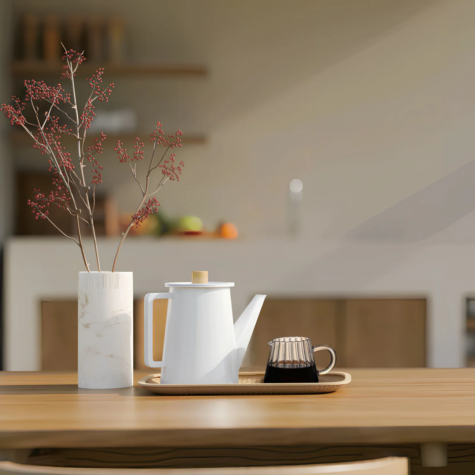 

Clear Glass Milk Pitcher High Borosilicate Material Fine Craftsmanship Suitable Capacity for Coffee Tea Milk Frothing Home Cafe