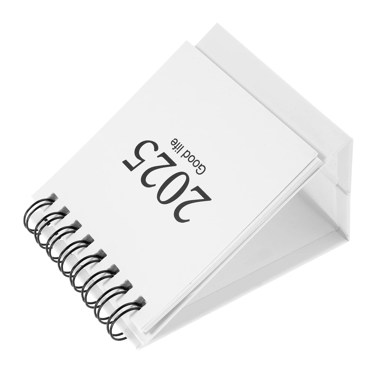 Mini Desk Calendar 2024 2025 Small Desktop Office Planner Flip Calendars Thick Paper Suitable Teachers Students Efficient