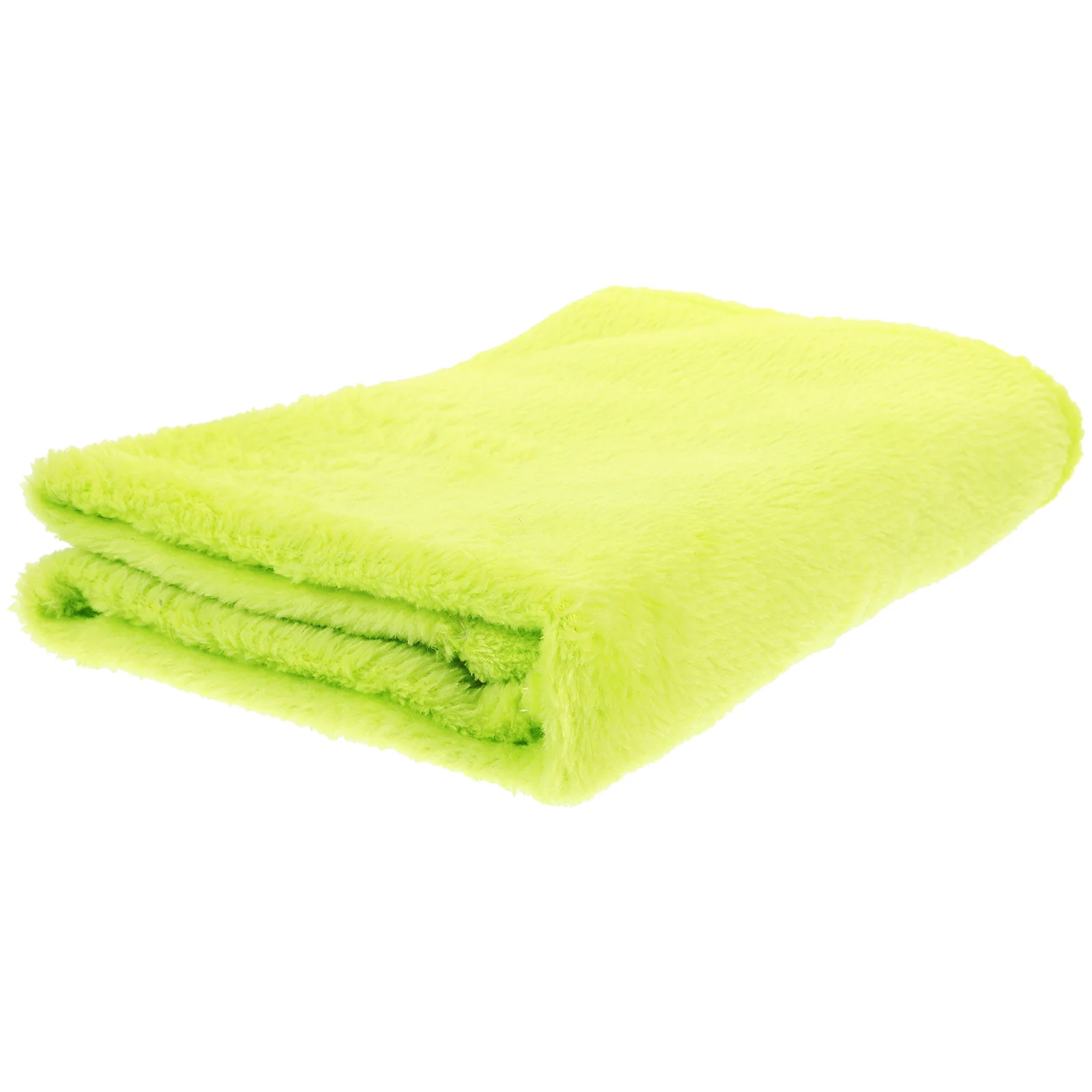 Flannel Pet Blanket Soft Warm Fleece Cozy Lightweight Solid Color Fruit Green For Small Pets Home Textile Bedding