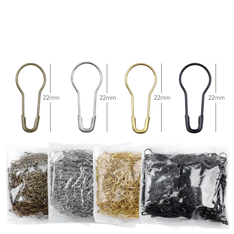 150pcs/bag Metal Iron Gourd Pins Safety Pins Stitch Brooch Crochet Accessories For DIY Crafts Sewing Tag Tools Knitting Markers