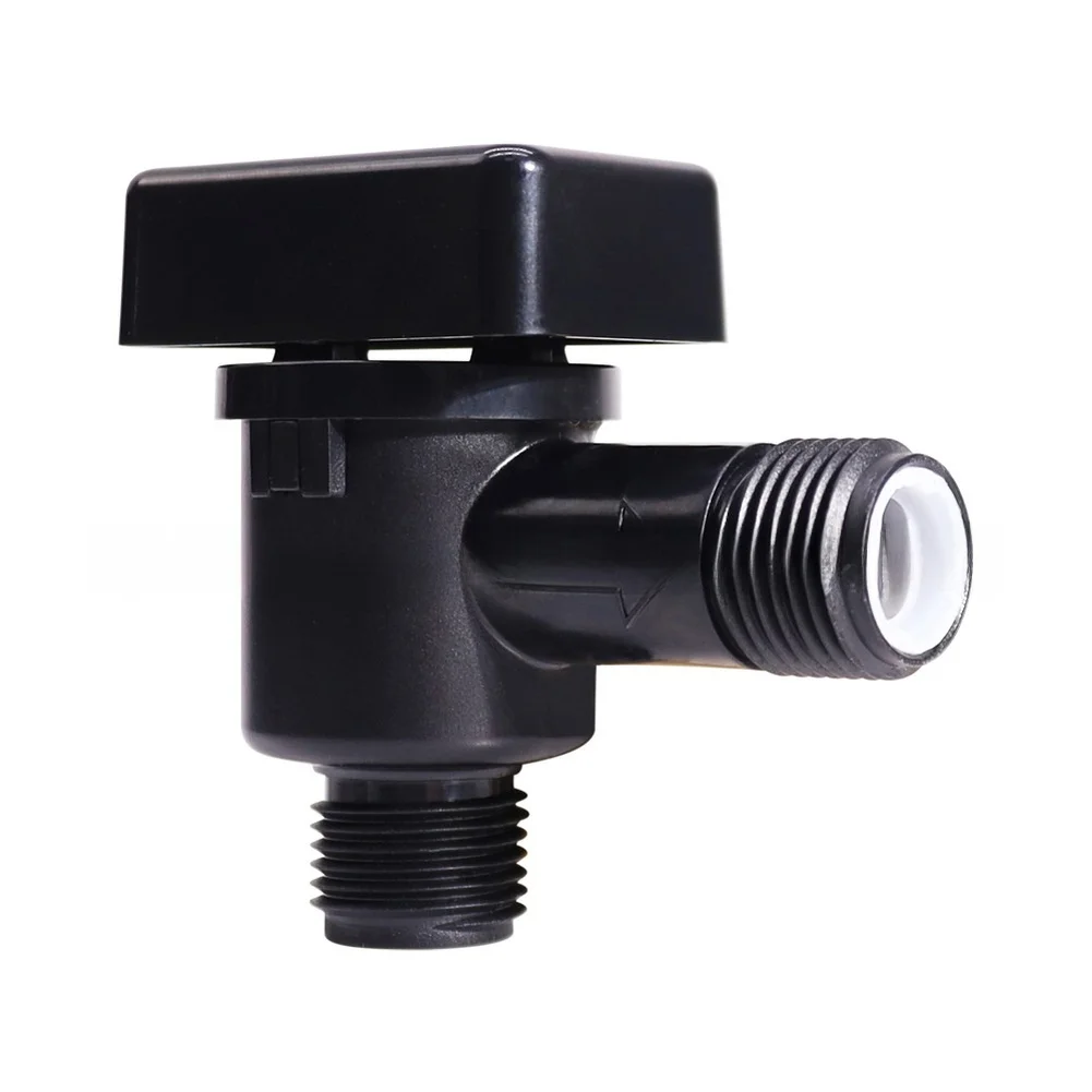 Black Plastic Vacuum Check Valve 72.6mm For RV Swimming Pool Water Flow Control Fittings Accessory Wholesale