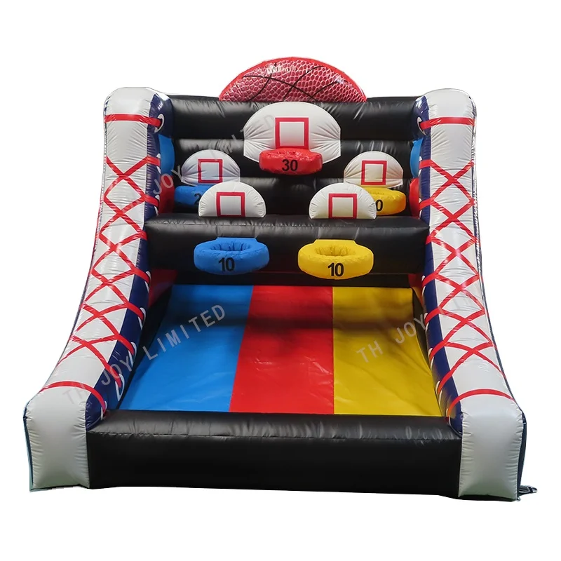 

Interactive Inflatable Toys Football Goal Rugby Gate and Basketball Toss Throwing Game