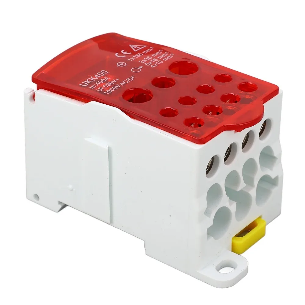 

690V Terminal Block Junction Box 400A Red Blue Yellow Green Universal Power Distribution Power Distribution Box
