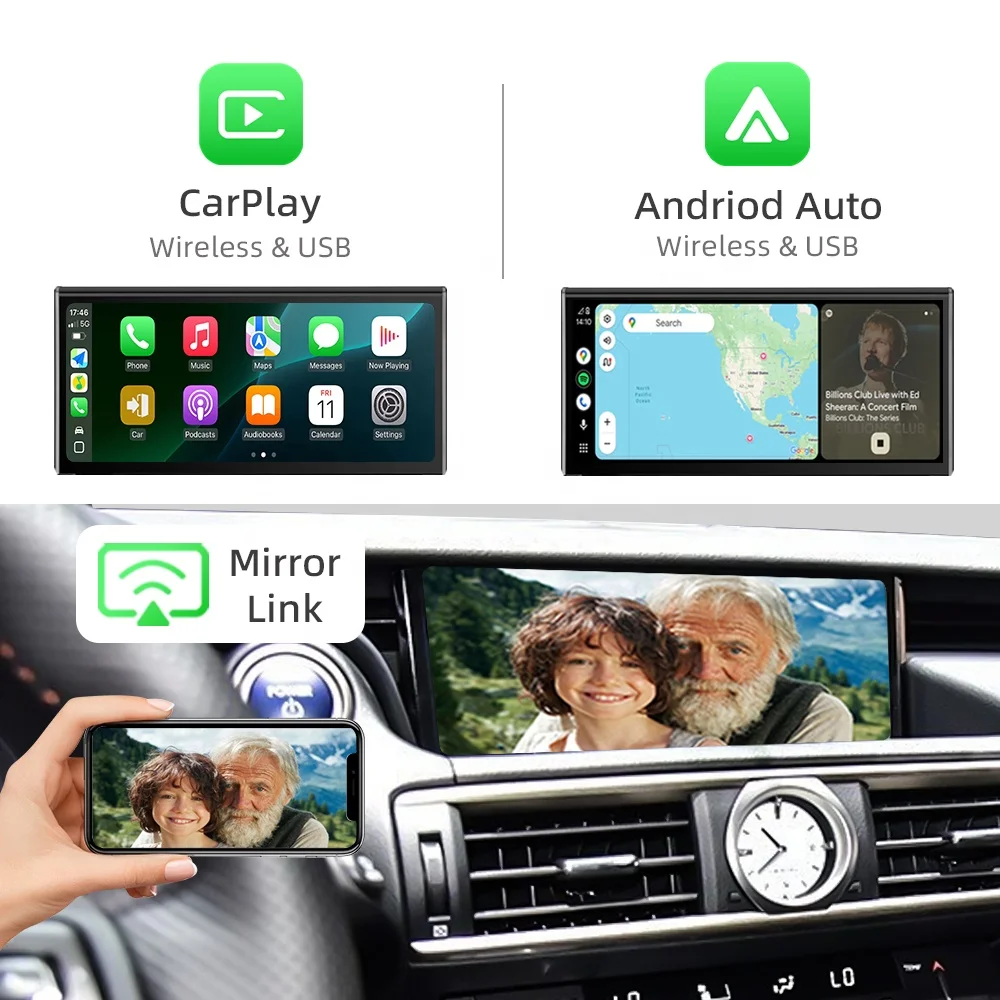 NewFor Lexus RC 2018-2020 Linux Interface Box Wireless CarPlay Android Auto CarPlay Module Decoder Car Radio Binarytek