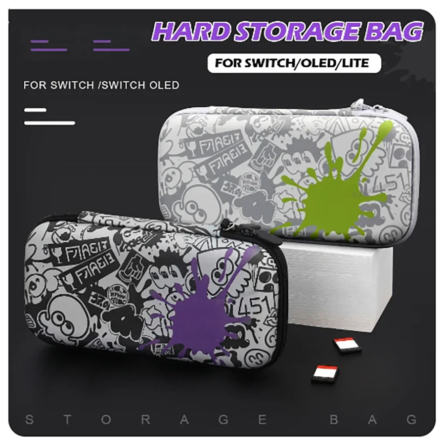

НОВАЯ сумка для переноски Switch OLED, портативный дорожный чехол, жесткий защитный чехол, игровая сумка для NS Switch, легкий вес