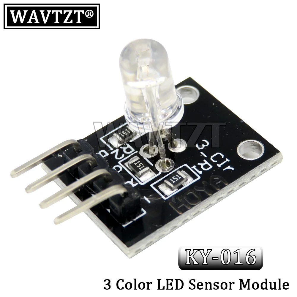 WAVTZT Smart Electronics 4pin RGB Module KY-016 Three Colors 3 Color RGB LED Sensor Module for Arduino DIY Starter Kit KY016