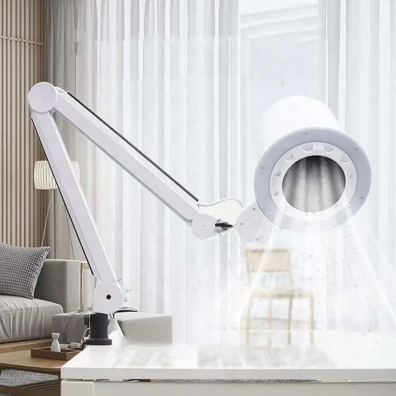 2026 Nail Dust Collector for Beauty Salon, Shadowless Lamp, Oem, 4blanc Professional Customer, Two-in-One