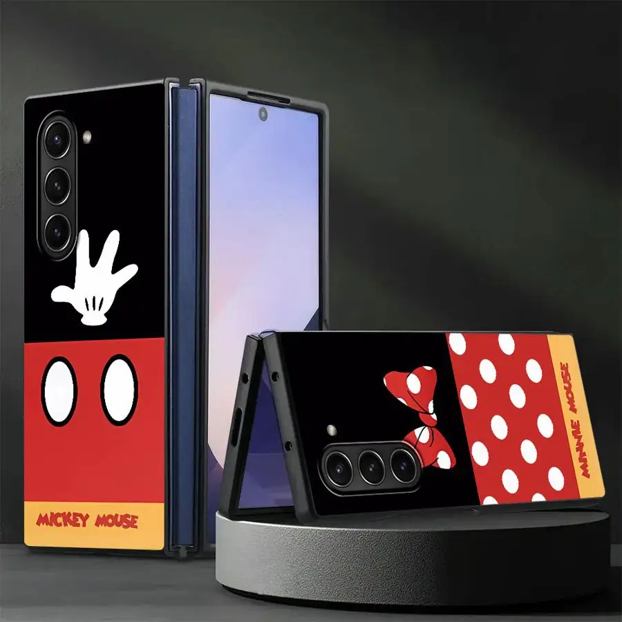 Задний чехол для телефона Samsung Galaxy ZFold7 ZFold3 ZFold5 ZFold6 ZFold4 Z Fold 7 6 5 4 3 Disney Minnie Mouse
