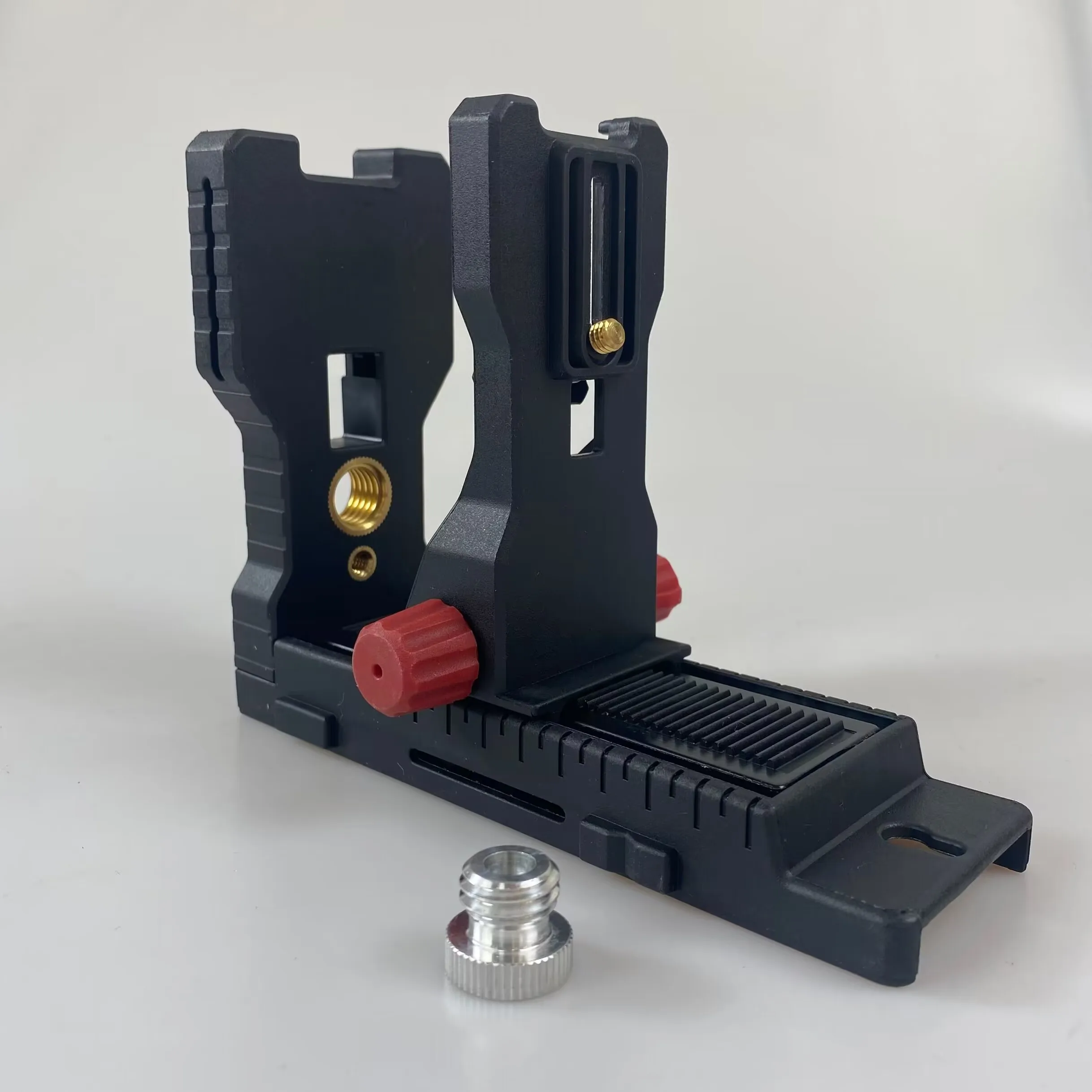 Heipoe ปรับวงเล็บเลเซอร์ระดับ Adapter Multifunctional ฐานหมุนแม่เหล็กพร้อมคลิปปรับได้360 ° ปรับเครื่องมือ