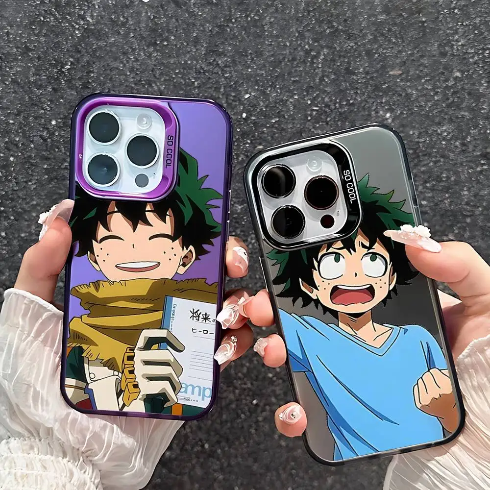 

Милый чехол для телефона с Изуку Мидорией для iPhone 17, 16, 15, 11, 12, 13, 14 Pro Max, 16 Plus, 12 Mini, 7, 8, XR, XS, 15 Pro MAX