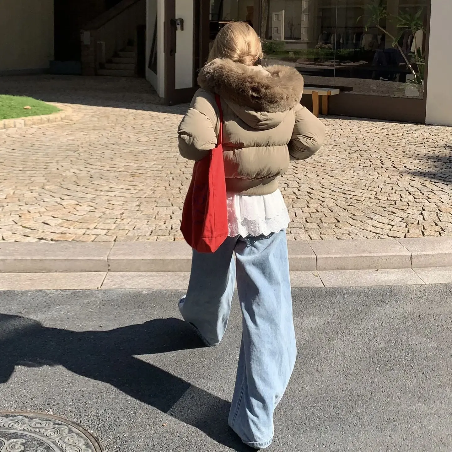 Elegante forro gola de pele capuz solto casaco feminino y2k grosso moda parkas casual topos outerwear jaquetas acolchoadas inverno novas roupas