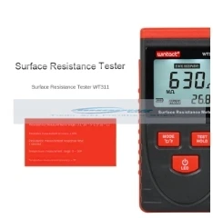 

Wt311 Surface Resistance Test Instrument Anti-Static Detection Instrument Digital Display Impedance Ohmmeter Anti-Static