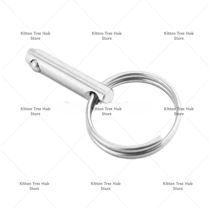 2X 4.8mm Marine Grade 316 Stainless Steel 3/16 Inch Quick Release Ball Pin for Boat Bimini Top Deck Hinge Hard