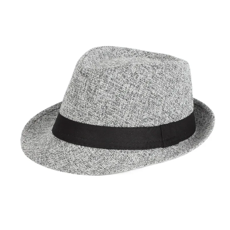 Wholesale Fashion High Quality Grind Arenaceous Design Jazz Dad Fedora Hats For Women Men