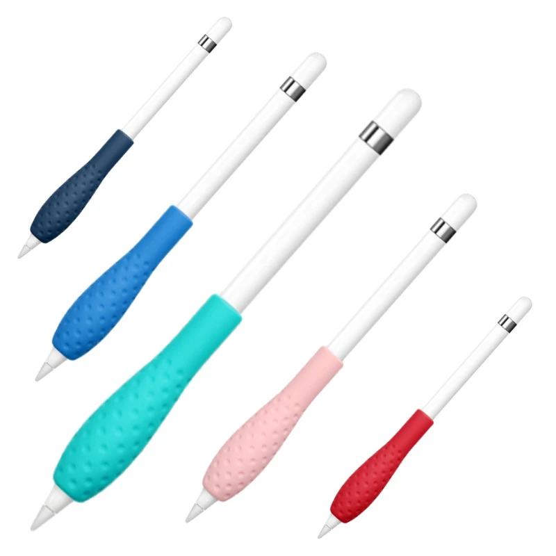 Pen Grip Non-Slip Protective Cover Suitable For Apple Pencil  2 1 USB-C Soft Silicone Easy to Hold the Pen Grip Protective Cover