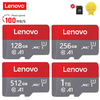 Lenovo Micro TF/SD Card Class10 SD Memory Card 128GB 256GB 32GB 64GB 1T MicroSDXC U3 A2 TF Card Memoria Flash Memory C10 For PC