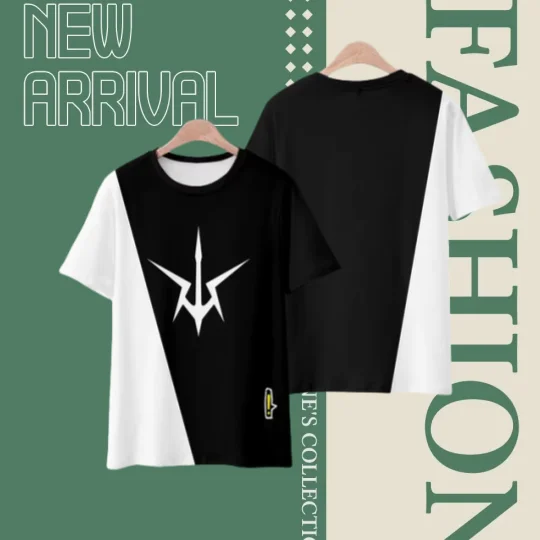 

2025Летняя популярная футболка для взрослых, японское аниме, кодовая шестерня с принтом, детская футболка для родителей и детей, спортивные рукава для отдыха с короткими рукавами