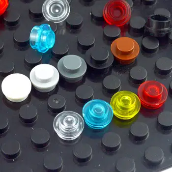 透明1x1點狀DIY積木燈磚薄片創意海水磚相容4073 10 最佳銷售 透明樂高 - №7